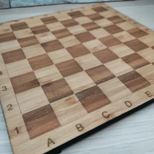 Echiquier en bambou personnalisé