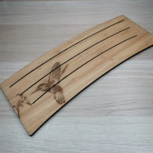 Support de cartes à jouer pour adultes décoré d'un colibri