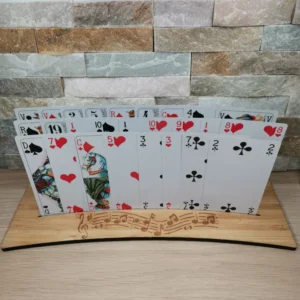 Support de cartes à jouer pour adultes, vue de face
