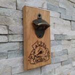 Decapsuleur mural bois chene the boss