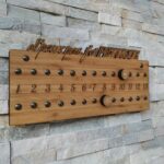 Tableau score petanque en bois