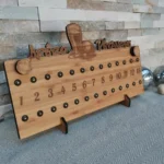 Compteur points petanque bois