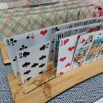 Porte cartes a jouer bambou colibri