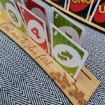 Support cartes bambou decor personnalise