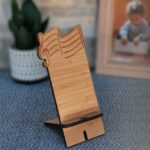 Support portable bois musique