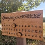 Tableau score bois chene petanque