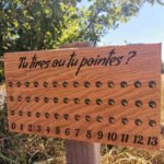 Tableau de score pétanque 3 joueurs en chêne massif