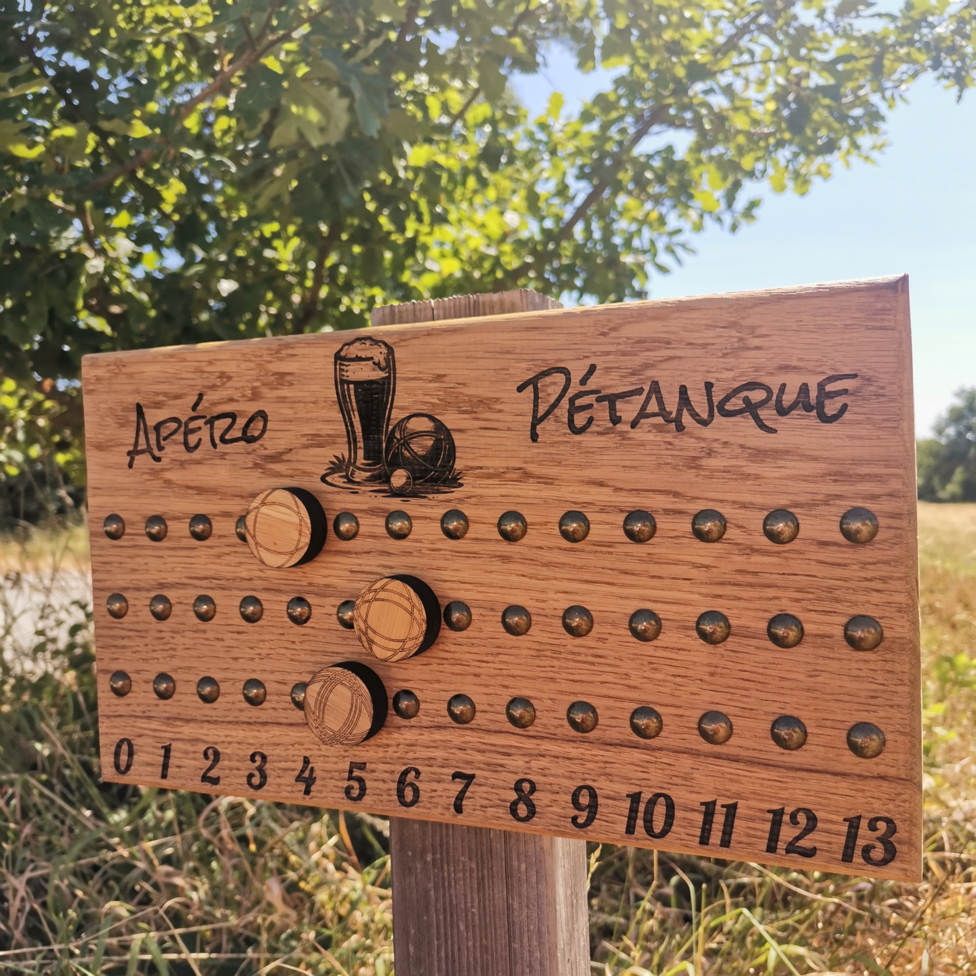 Tableau score petanque personnalisation
