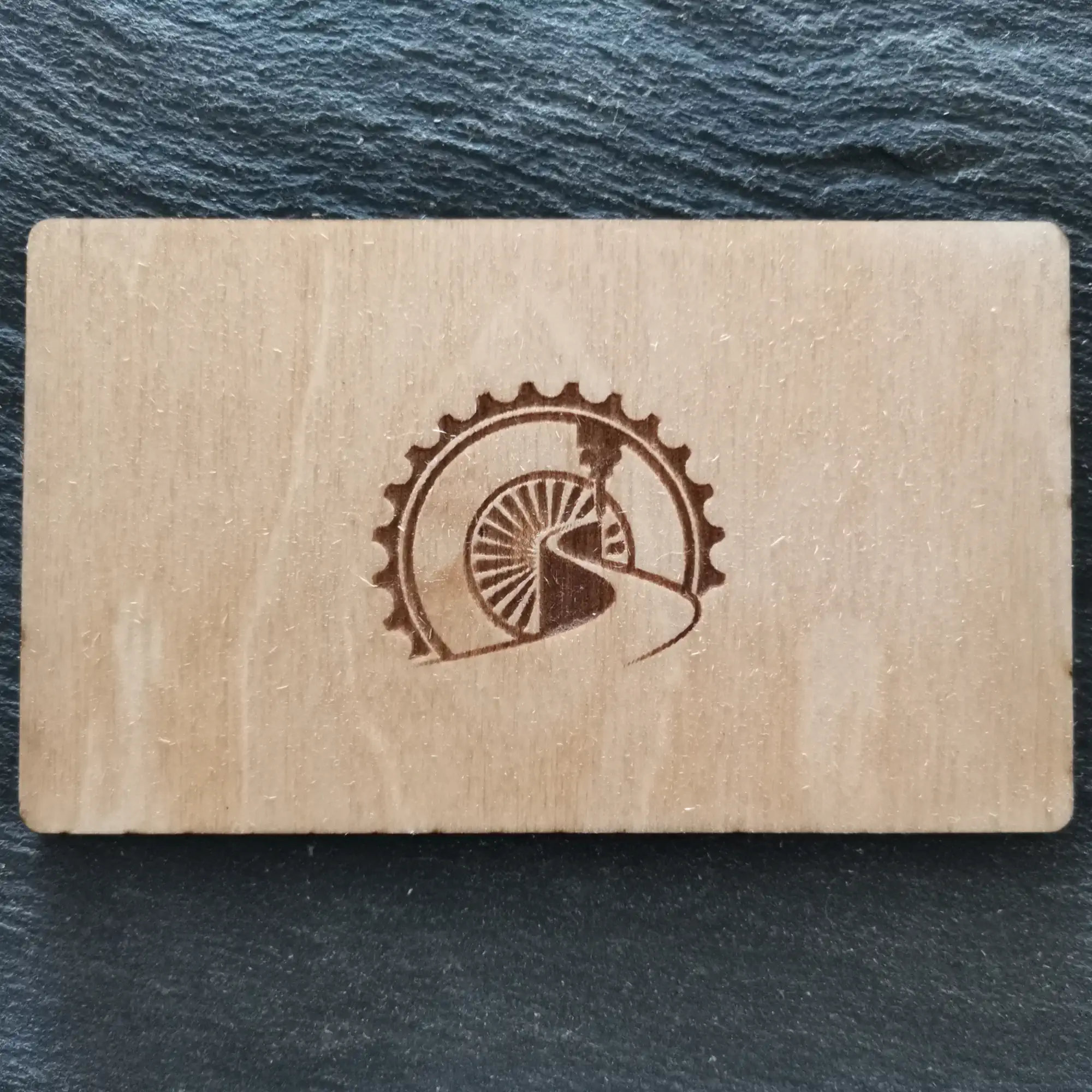 Carte cadeau bois verso