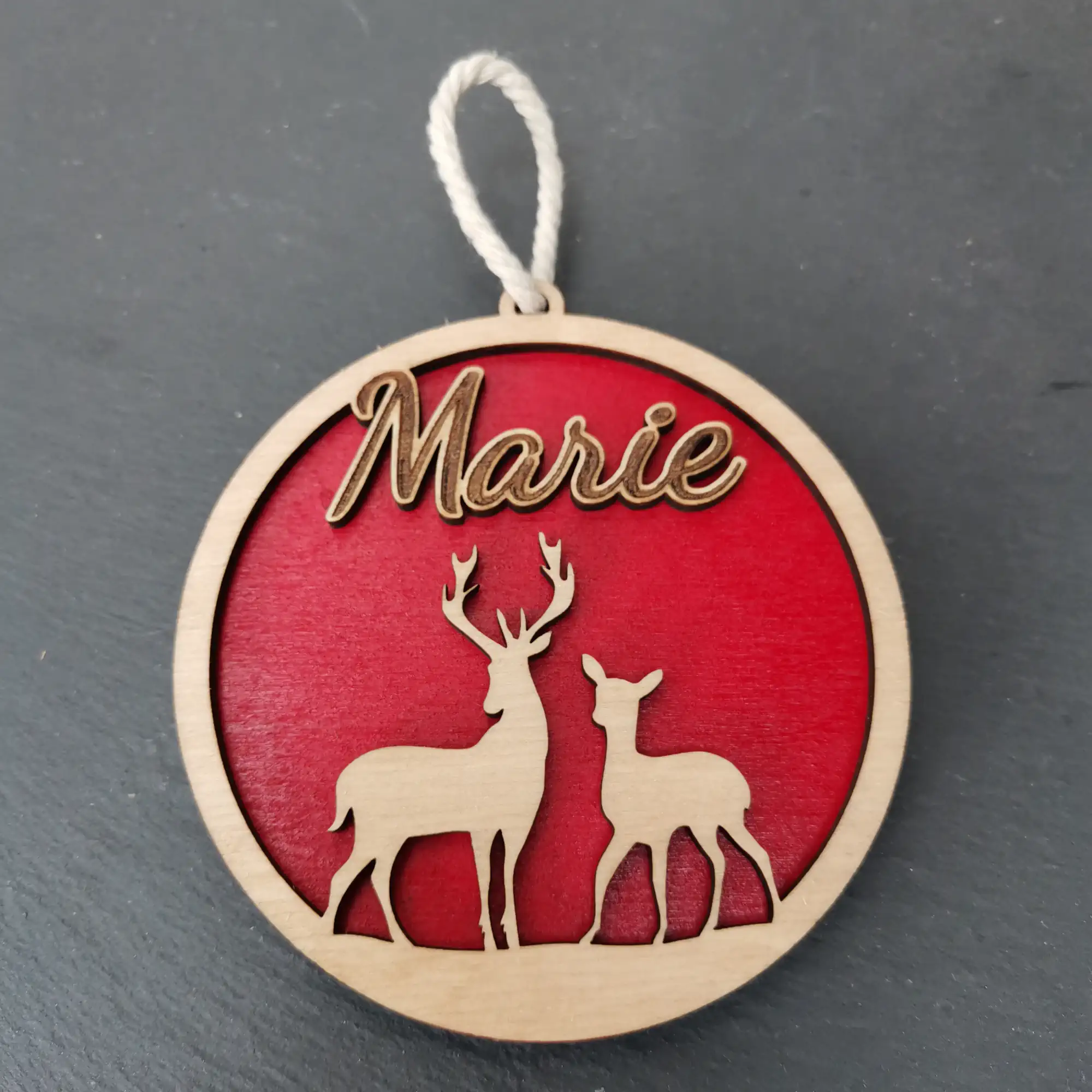 Deco noel personnalise prenon