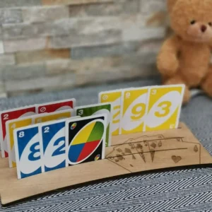 Porte cartes jeu uno enfant