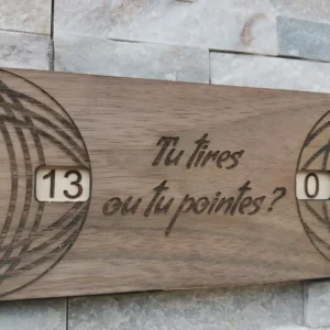 Tableau marquage petanque